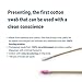 The Humble Co. Natural Bamboo Cotton Swabs (600 count) - Natural Cotton Swabs and Eco friendly and Sustainable Cotton Buds for Ears, Makeup, Pet Care and Cleaning (Purple)