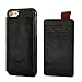 iPhone 7 Case,by Ailun,Back With Cover Case, Soft TPU Back Cover& Glued PU Leather,Multiple Card Slots Cash Compartment,Shock-Absorption,Anti-Scratch, Slim Back Cover [Black]