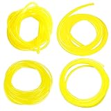 HOOAI Fuel Line - 4X 6ft Fuel Hose Fuel Tube (4 Sizes) For Poulan Craftman Chainsaw String Trimmer Blower