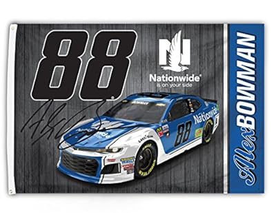 Alex Bowman #88 2018 CAR Design 3x5 Flag w/grommets Outdoor House Banner Nascar Racing