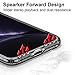 CANSHN Compatible with iPhone XR Case 6.1'', Clear Protective [Military Grade Drop Test] [Slim Thin] Case with 4 Reinforced Soft TPU Bumpers - Black