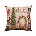 4-Pack Christmas Throw Pillowcase Decor Sofa Cushion Cover Car Tree 18