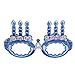 LED Flashing Creative Glasses of Birthday Candle. Artware Prop of Candle Glasses for Birthday Party(blue)