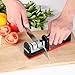 Dorlle Knife Sharpener for Straight and Serrated Knives, 3 Stage Diamond Coated Sharpening Wheel System,Repair and Restore Knives