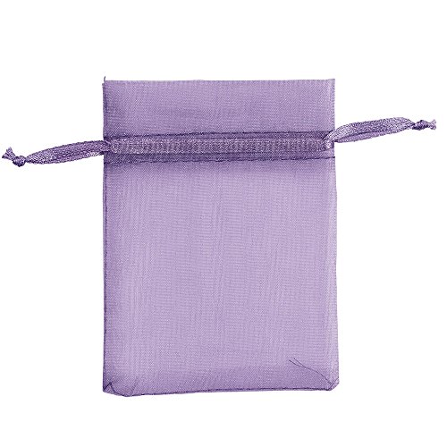 Lavender Organza Pouches - Case of 100