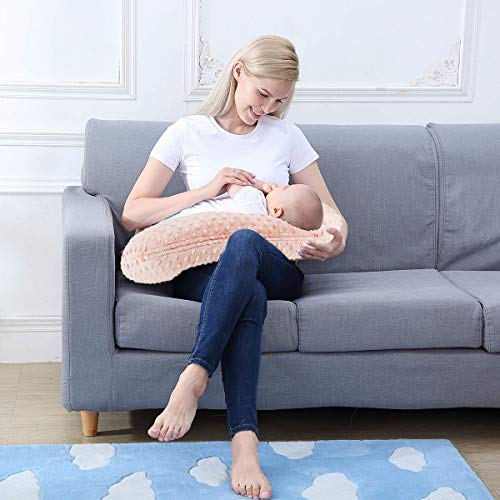 Nursing Pillow Cover Breastfeeding Pillow Cases Minky Dot Slipcover