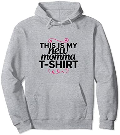 Unisex First Time New Mom Baby Shower Gift Hoodie Mothers Day XL: Heather Grey