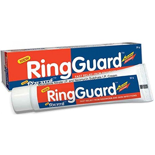 Ring Guard Ringworm Cream,athlete Foot,Fungal-backterial skin infection,eczema RING Guard (Best Medicine For Ring Guard)