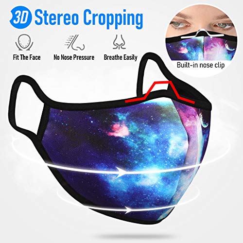 3ply Proper Tanjali Cloth Face Maks for Women and Men Washable Reusable-Adjustable Adult Cloth Maks with Nose Wire…