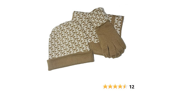 mk hat gloves and scarf set