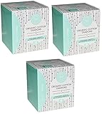 The Honest Company Organic Cotton Tampons with Plant-Based Compact Applicator 16 Count (Pack of 3)