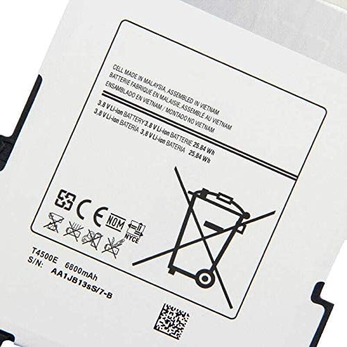 7XINbox T4500E 3.8V 6800mAh Battery Replacement for SAMSUNG GALAXY TAB 3 10.1 GT-P5210 P5200 T4500C GT-P5200 GT-P5220 GT-P5213 P5210 P5200 P5220 P5213AAaD503tS/7-B AA1D625aS/7-B - Image 4