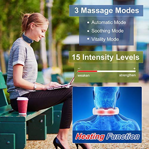 Neck-Massager-with-Heated-Portable-Cordless-Electric-Neck-Massage-Equipment-3-Modes-and-15-Speeds-Smart-Deep-Tissue-Trigger-Point-Massage-for-Office-HomeTravel-Gift-for-Women-Men