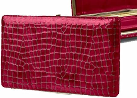 Abas Full Frame Clutch in Mosaic (772-91) (Red)