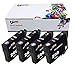 Hi ink 4 PACK T200XL Black Ink Cartridges Replacement for Epson T200xl For Epson XP-200 WF-2540 XP-300 WF-2530 XP-410 WF-2520 XP-400 XP-310 Printer (4 PK BLACK)