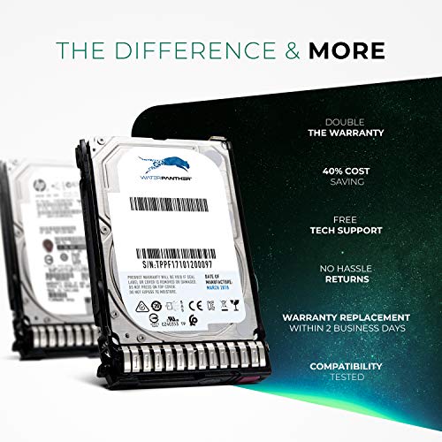 1.8 TB 10K RPM 512e SAS 12Gb/s 128MB Cache 2.5-Inch HDD for HP Proliant Servers | Enterprise Hard Drive in G8 G9 Tray Compatible with 872481-B21 791034-B21