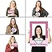 Bride-to-Be - Bridal Shower Selfie Photo Booth Picture Frame & Props - Printed on Sturdy Material