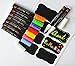 Liquid Chalk Markers Neon colors - 10 Car Window Markers Including 2 White + 32 Chalkboard Labels, for Restaurants, Bistro, Office, Home, Art, Weddings Party Decorations by DoSensePro