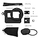 D&F Aluminum Alloy Protective Housing Case with Protective UV Lens & Backdoor for GoPro Hero 6