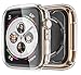 Monoy Case for Apple Watch Series 4/5 Screen Protector 40mm, [3-Pack] All Around Soft TPU Protective Cover Case for iWatch 4/5 40mm (Clear)