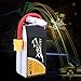 TATTU 1550mAh 14.8V 45C 4S LiPo Battery Pack with XT60 Plug for RC Boat Truck Heli Airplane UAV Drones FPV