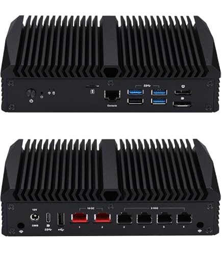 Amazon.com: Qotom Mini PC 10G SFP+ RS232 VGA Firewall Router-Atom
