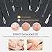 Blackhead Remover, ElleSye 8-PCS Blackhead Remover Tweezers Kit & Nail Scraper, Pimple Comedone Extractor Tool Set Risk Free Treatment for Blemish Acne Zit with Antibacterial Coating Handle