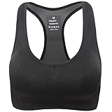 Women's Seamless Racerback Padded Full Support Sport bra