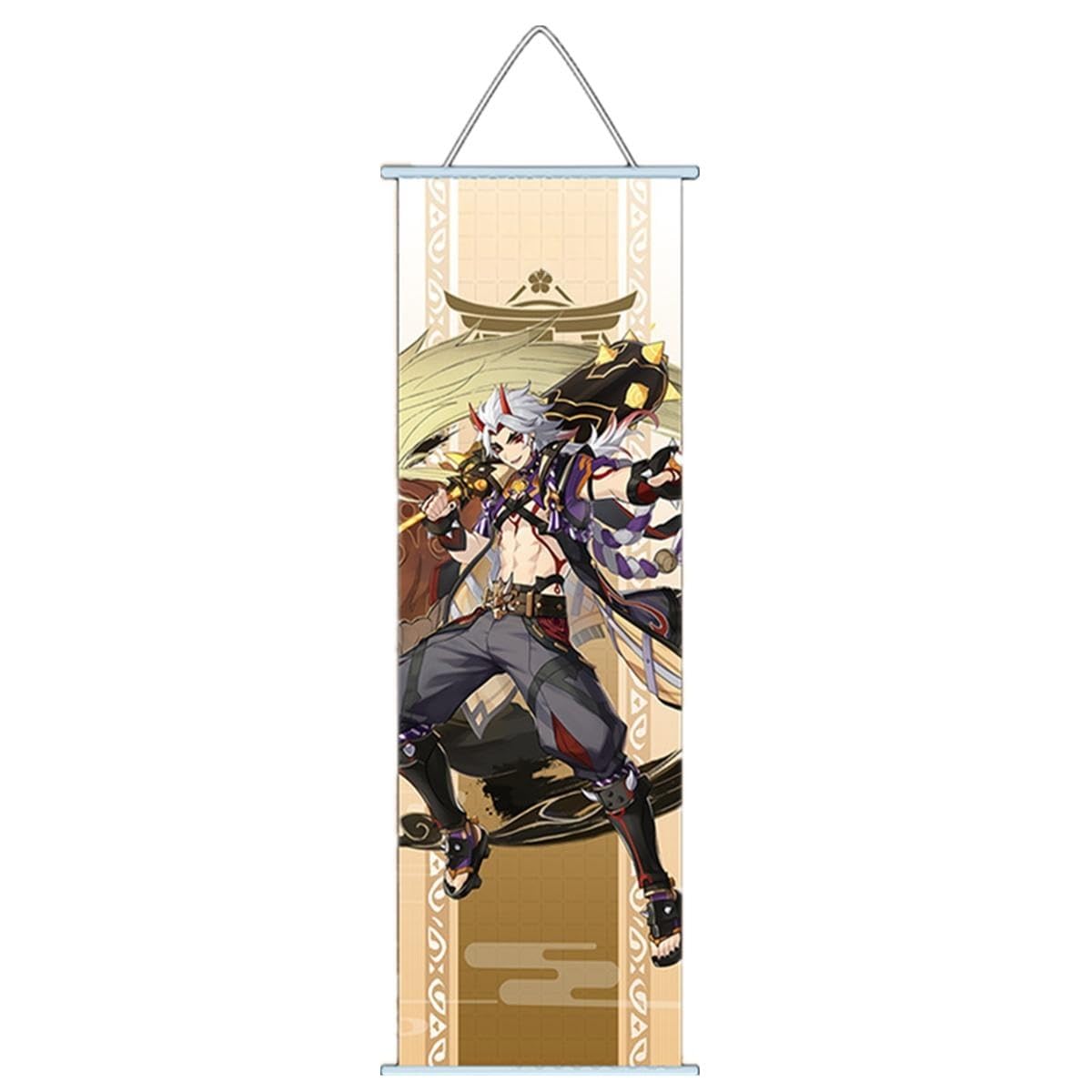 Flyshun Furina Wall Scroll Poster,Hanging Wall Art