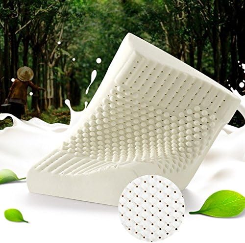 YomyRay Neck Care 100% Natural Memory Latex Pillow Massage Pillow With Cooling Bamboo Fiber PillowCase Health Care Cervical spine Pain Relief