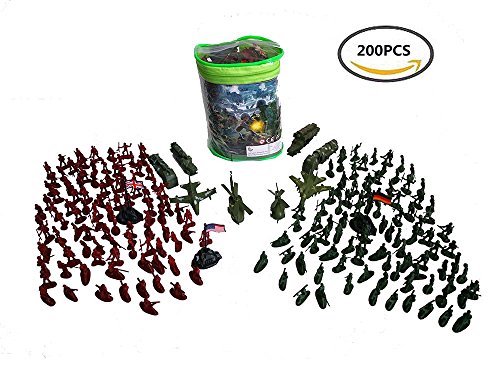 Army Men Play Bucket-soldiers of WWII-Easter Egg Fillers-Over 300 Piece Set - Thumbnail 6
