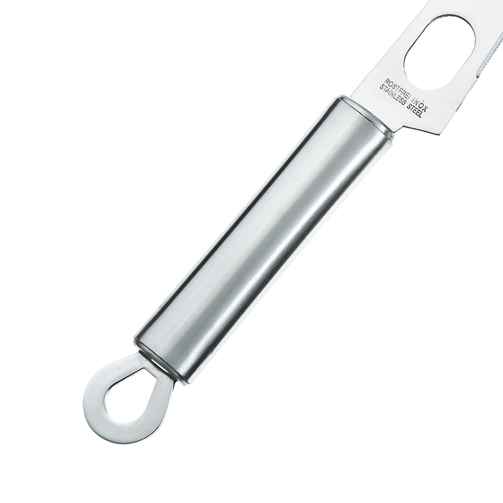 TAFOND Stainless Steel Non-stick Multi-Use Semi-Hard and Hard Cheese Fruit and Veggie Knife with Open Surface Blade