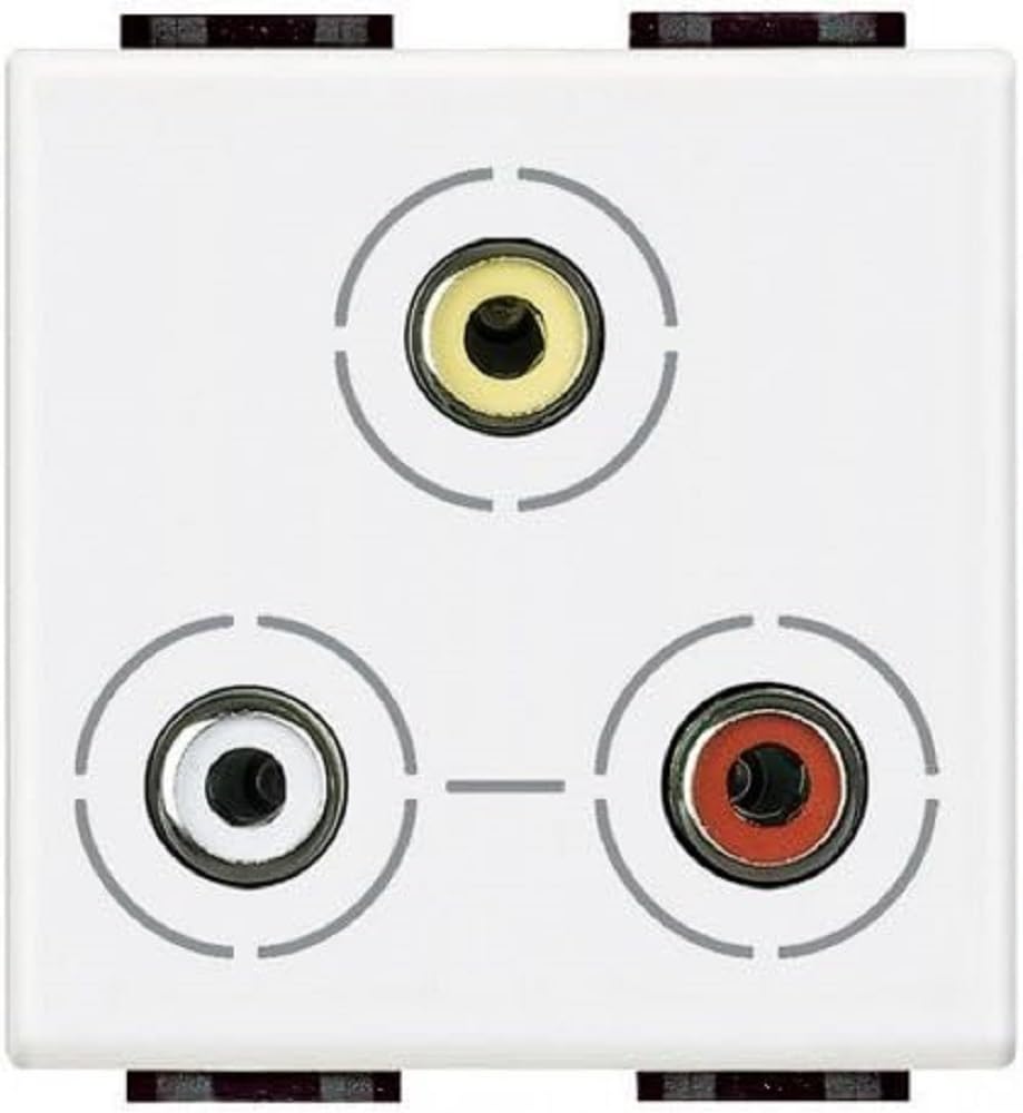 BTicino LIVINGLIGHT n4283 – ll-base Audio RCAX3 1 M Blan