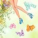 Miunana 50 Pairs Different High Heel Shoes Accessories for 11.5 Inch Doll