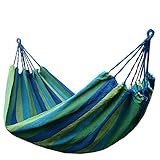 Paladineer Outdoor Cotton Hammock Blue