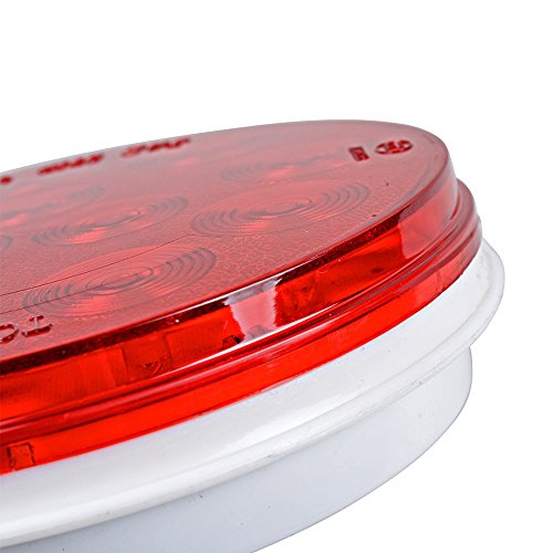 image for Anzio 4pcs Red Round 4