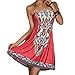 ACVIP Women's Sexy Bohemian Beach Dresses Watermelon Red (US0=China M)