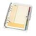 Ozzptuu Transparent PVC 6-Hole Ring Binder Cover Fresh Hand Books Snap Button Closure Round Ring Binders No Loose-Leaf Inner Core (A5)