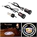 WONFAST® ® For Cadillac Car Auto Laser Projector Logo Illuminated Emblem Under Door Step courtesy Light Lighting symbol sign badge LED Glow Performance