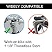 Weanas Bike Stem Riser, MTB Handlebar Riser Extender Bicycle Alloy Head up Adapter for Mountain Bike, Road Bike, MTB, BMX (1-1/8