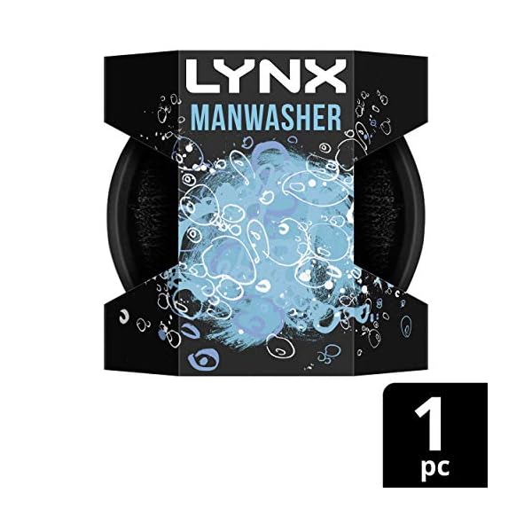 Lynx-2-Sided-Shower-Tool-with-2-Scrubbing-Options-Manwasher-Shower-Sponge-For-a-Better-Clean Lynx 2-Sided Shower Tool 1 piece