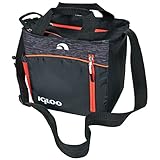 Igloo 00059964 Stowe Mini City Insulated Soft Cooler (9 Cans), Black/Orange