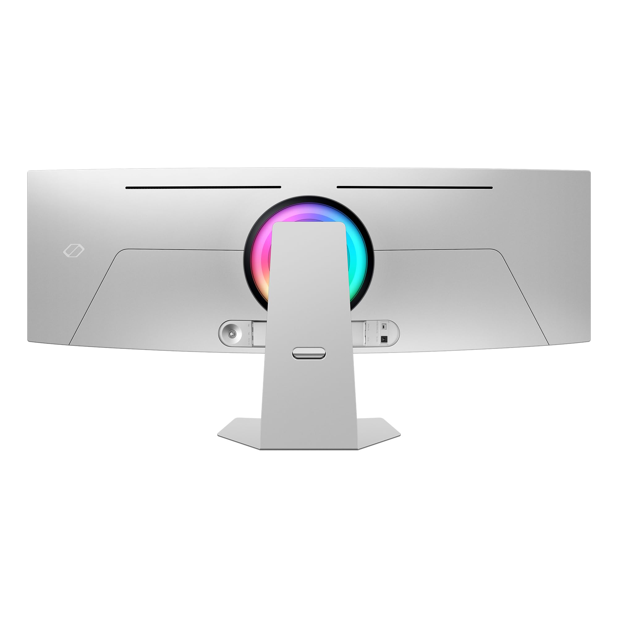 Samsung Odyssey OLED G9 Curved Gaming Monitor G95SC, 49 Zoll, AI Upscaling, QD-OLED-Panel, 5.120 x 1.440 Pixel, Bildwiederholrate 240 Hz, Reaktionszeit 0,03 ms, Mit Lautsprechern, Inkl. Fernbedienung 3