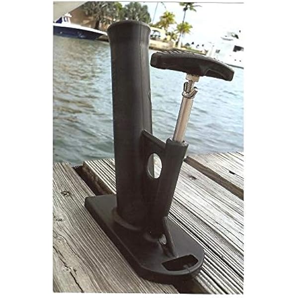 homemade rod holder for pier fishing