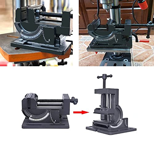 MYOYAY 3-Inch Cradle Style Angle Drill Press Vise Industrial Strength 0 ...