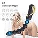 Utimi Anal Sex Toys Vibrating Anal Beads Anal Vibrator Prostate Massager with Pull Ring