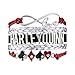 Infinity Love Harley Quinn Bracelet Silver and Black Deluxe