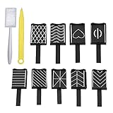Anself 11PCS 3D Magnet Stick Magnetic Cat Eye Pen Drawing Vertical Stick For Nail Gel Polish