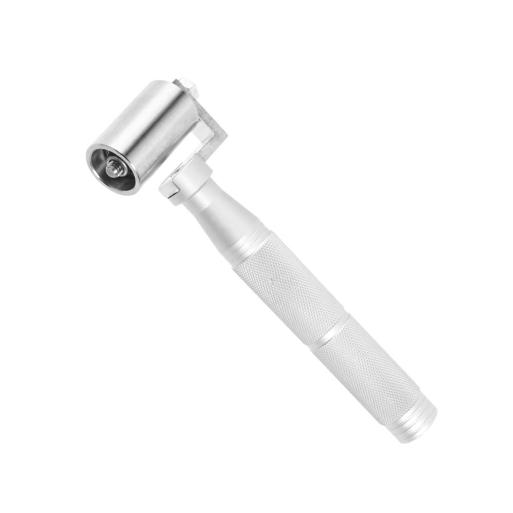 atnight Stainless Steel Wallpaper Rollers Tools Metal Hand Wallpaper Edge Seam Roller Flat Pressure Roller Home Decoration Seamed DIY Tool,40mm