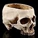 Resin Halloween Skull Head Flower Pot Planter Scene Decoration Candy Bowl